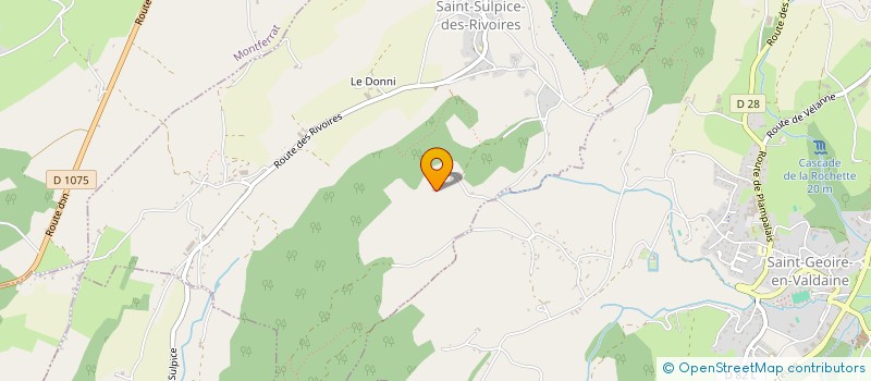 localisation de l'entreprise LES COURRIERES à SAINT-SULPICE-DES-RIVOIRES