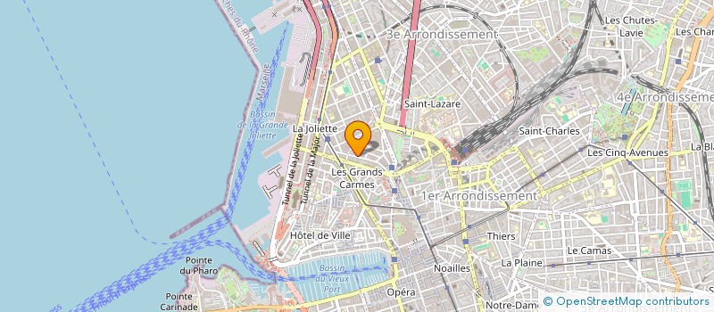 localisation de l'entreprise LES COURRIERS DU MONDE à MARSEILLE