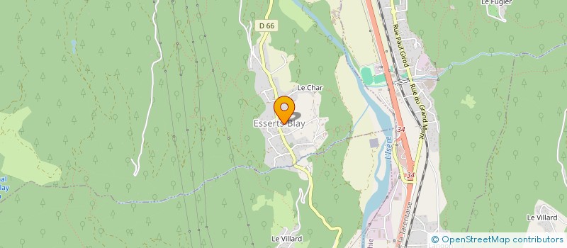 localisation de l'entreprise LES COURS  ESSERTS-BLAY