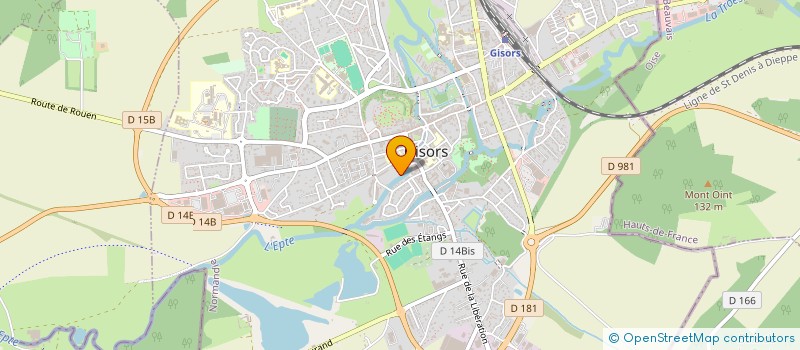 localisation de l'entreprise LES COURS DE MATHS A VERNON à GISORS
