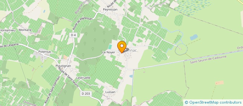 localisation de l'entreprise LES COURSES EN FOLIES  ORDONNAC