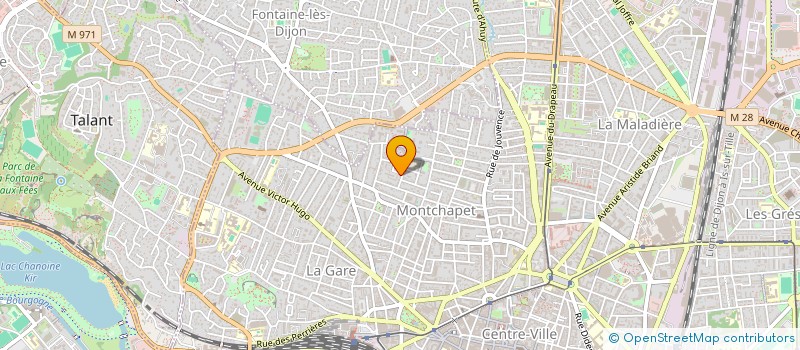 localisation de l'entreprise LES COURSIERS BOURGUIGNONS à DIJON