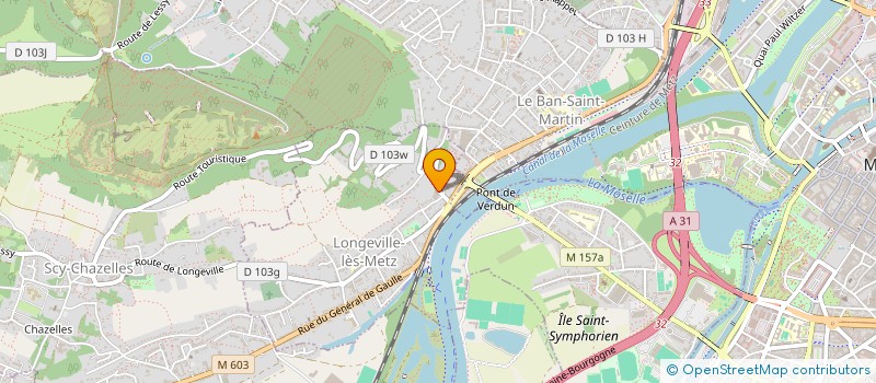 localisation de l'entreprise LES COURSIERS DE METZ à LONGEVILLE-LES-METZ