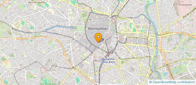 localisation de l'entreprise LES COURSIERS MONTPELLIERAINS à MONTPELLIER