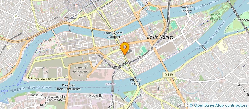localisation de l'entreprise LES COURSIERS NANTAIS à NANTES