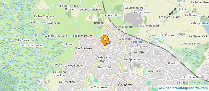 localisation de l'entreprise LES COURSIERS NANTAIS à COUERON