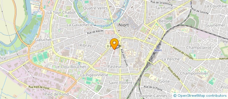 localisation de l'entreprise LES COURSIERS NIORTAIS à NIORT