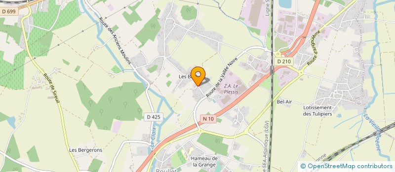 localisation de l'entreprise LES COURTIERS CHARENTAIS à ROULLET-SAINT-ESTEPHE