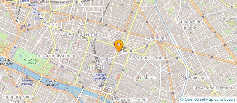 localisation de l'entreprise LES COURTIERS DES ACHATS PUBLICS  PARIS