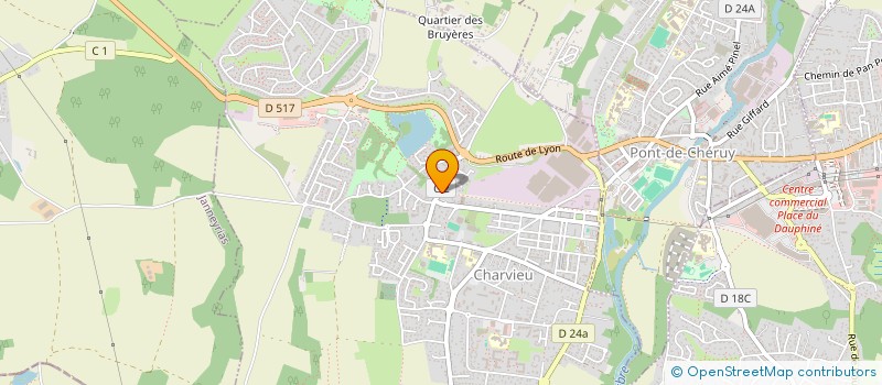 localisation de l'entreprise LES COURTIERS EN TRAVAUX à PONT-DE-CHERUY