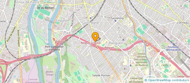 localisation de l'entreprise LES COURTIERS OCCITANS à TOULOUSE