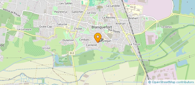 localisation de l'entreprise LES COURTIERS REUNIS à BLANQUEFORT