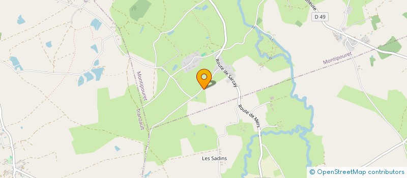 localisation de l'entreprise LES COURTILLETS à MONTIPOURET