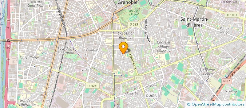 localisation de l'entreprise LES COURTILS à GRENOBLE