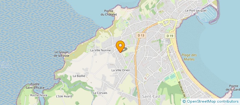 localisation de l'entreprise LES COURTILS AUX FRUITS à SAINT-CAST-LE-GUILDO