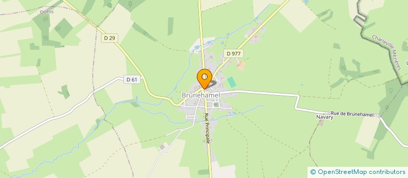 localisation de l'entreprise LES COURTINES DU CHATEAU  CUIRY-LES-IVIERS