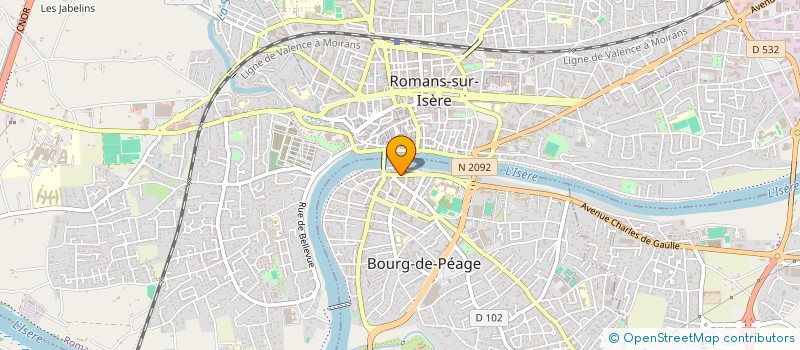 localisation de l'entreprise LES COUSETTES à BOURG-DE-PEAGE
