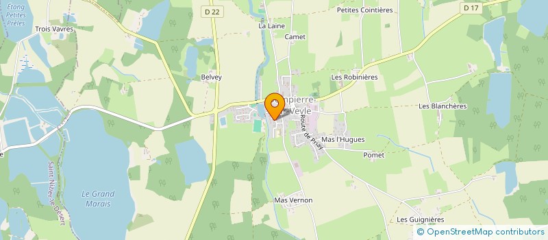 localisation de l'entreprise LES COUSETTES DE DOMPIERRE SUR VEYLE à DOMPIERRE-SUR-VEYLE