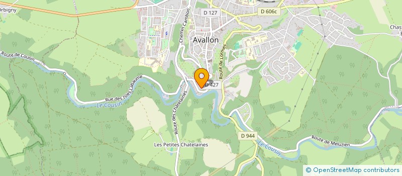 localisation de l'entreprise LES COUSIN-ES DE LA VALLEE à AVALLON