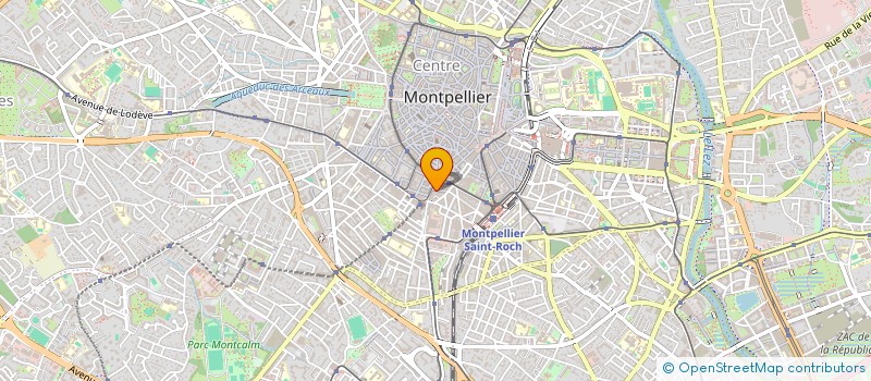 localisation de l'entreprise LES COUSINES à MONTPELLIER