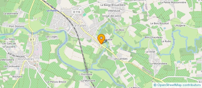 localisation de l'entreprise LES COUSINES EN RAID'UCATION  LE PALLET