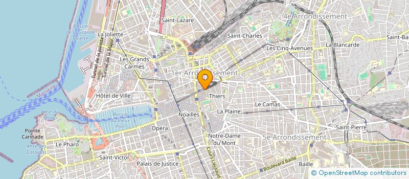 localisation de l'entreprise LES COUSINS à MARSEILLE