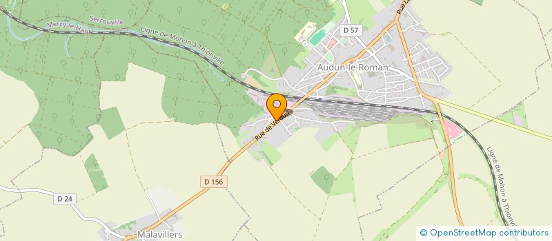 localisation de l'entreprise LES COUSINS  AUDUN-LE-ROMAN