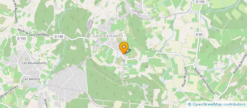 localisation de l'entreprise LES COUSINS  SAINT-PANTALEON