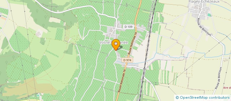 localisation de l'entreprise LES COUSINS  VOSNE-ROMANEE