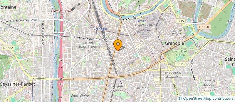 localisation de l'entreprise LES COUSINS  GRENOBLE