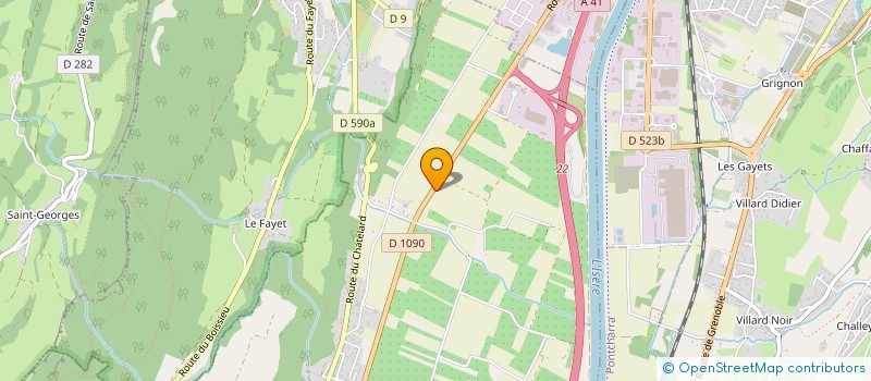 localisation de l'entreprise LES COUSINS  LA BUISSIERE