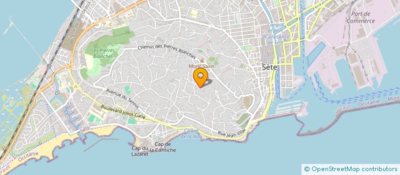 localisation de l'entreprise LES COUSINS  SETE