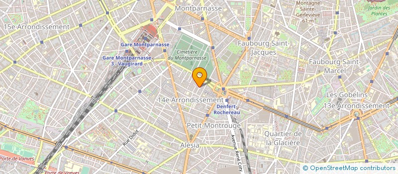 localisation de l'entreprise LES COUSINS D'ALICE SARL à PARIS