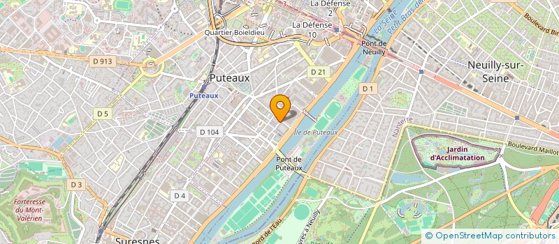 localisation de l'entreprise LES COUSINS DU MARAIS  PUTEAUX