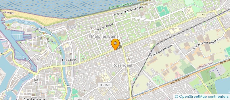localisation de l'entreprise LES COUSINS MALINS à DUNKERQUE