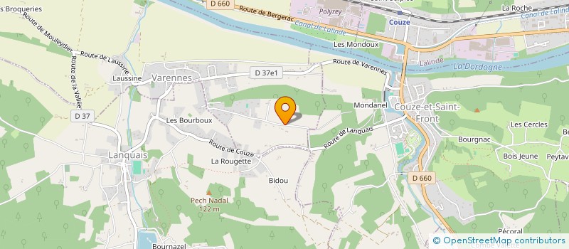 localisation de l'entreprise LES COUSTALS  VARENNES