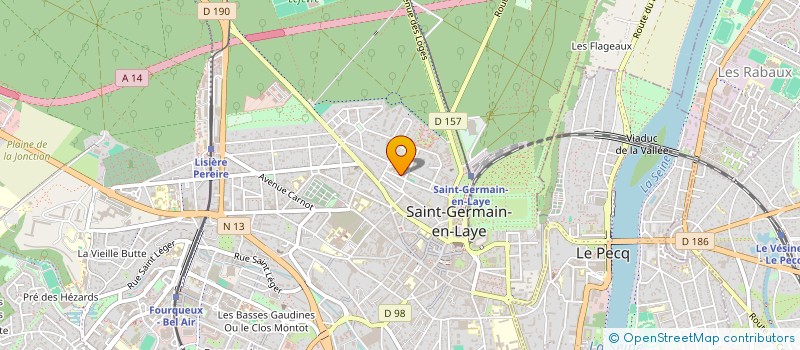 localisation de l'entreprise LES COUTINOUS  SAINT-GERMAIN-EN-LAYE