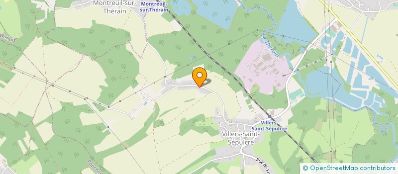 localisation de l'entreprise LES COUTURES  VILLERS-SAINT-SEPULCRE