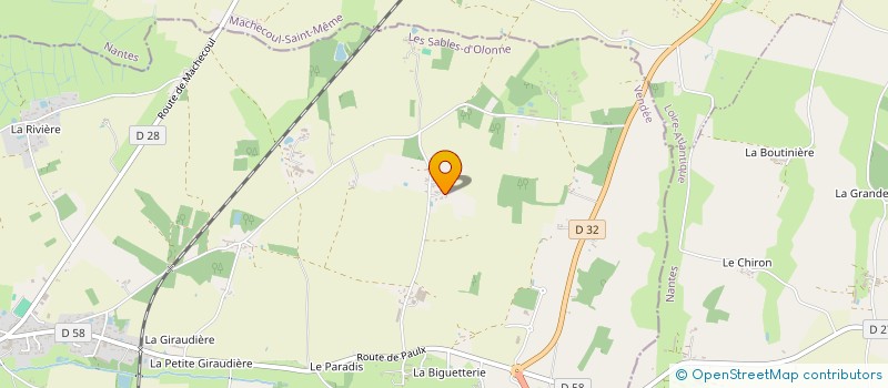 localisation de l'entreprise LES COUTURES DE MARTINE  BOIS-DE-CENE