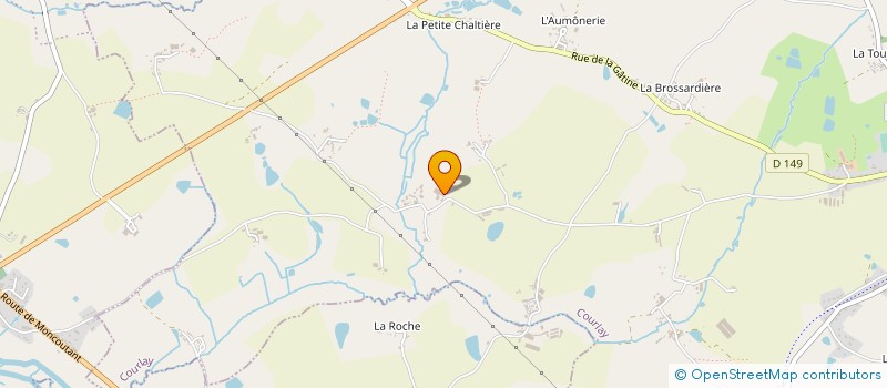 localisation de l'entreprise LES COUVERTURES DU BOCAGE  COURLAY