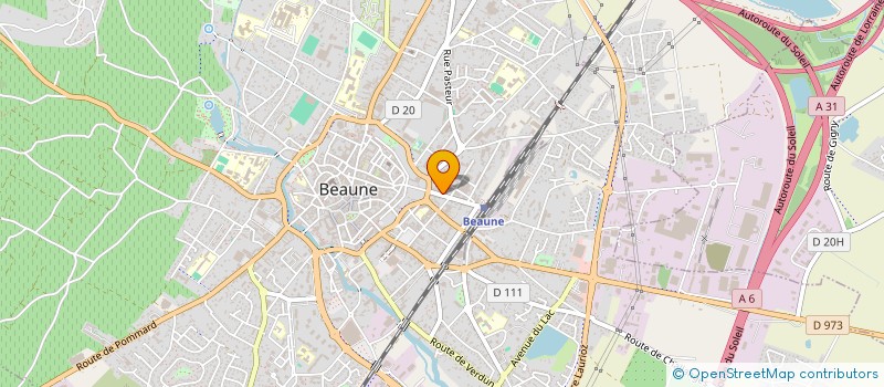 localisation de l'entreprise LES COUVERTURES GAUTHIER à BEAUNE