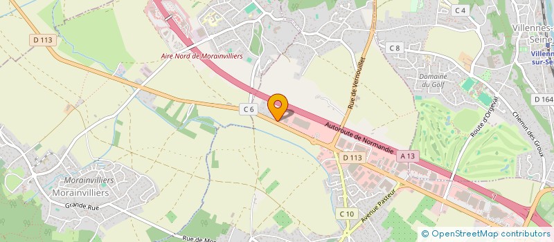 localisation de l'entreprise LES COUVREURS à ORGEVAL