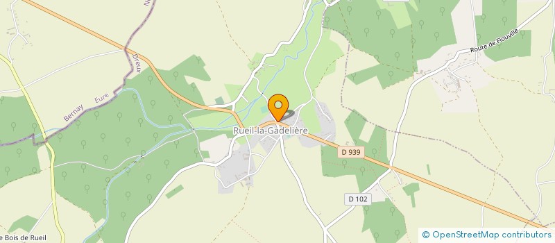 localisation de l'entreprise LES COUVREURS BREZOLLIENS à RUEIL-LA-GADELIERE