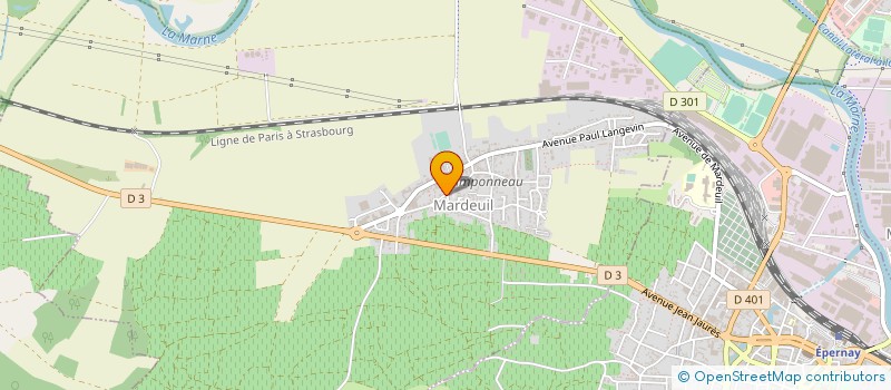 localisation de l'entreprise LES COUVREURS CHAMPENOIS  BLANCS-COTEAUX