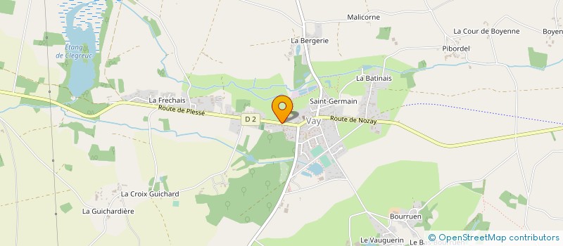 localisation de l'entreprise LES COUVREURS DE L'ISAC à VAY