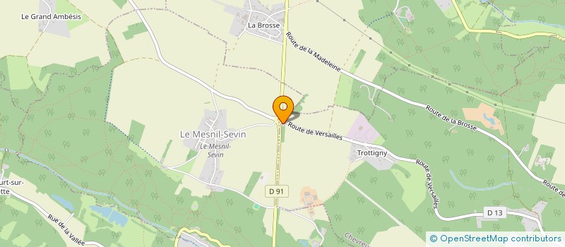localisation de l'entreprise LES COUVREURS DE LA VALLEE à CHEVREUSE