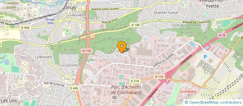 localisation de l'entreprise LES COUVREURS FRANCILIENS à LES ULIS