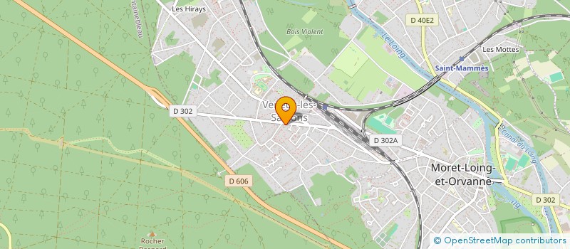 localisation de l'entreprise LES COUVREURS JR  MORET-LOING-ET-ORVANNE