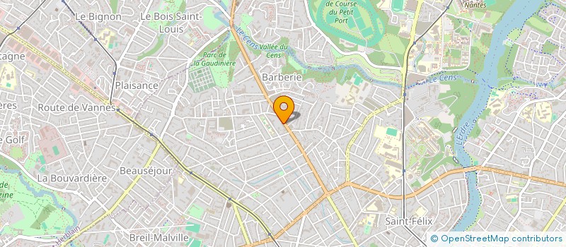 localisation de l'entreprise LES COUVREURS NANTAIS à NANTES