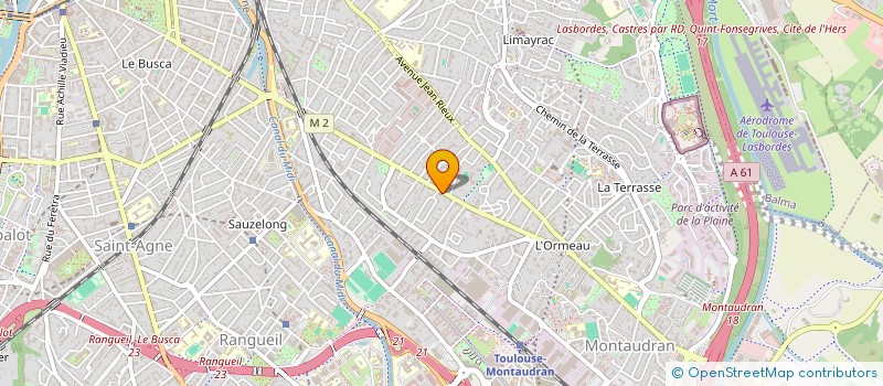 localisation de l'entreprise LES COUVREURS TOULOUSAINS à TOULOUSE